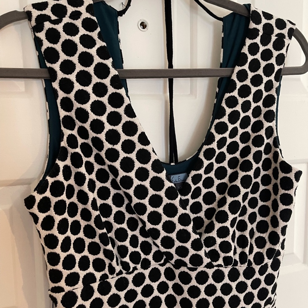 Anthropologie Eva Franco Marsha Polka Dot Jumpsuit Size: XS - Picture 5 of 10